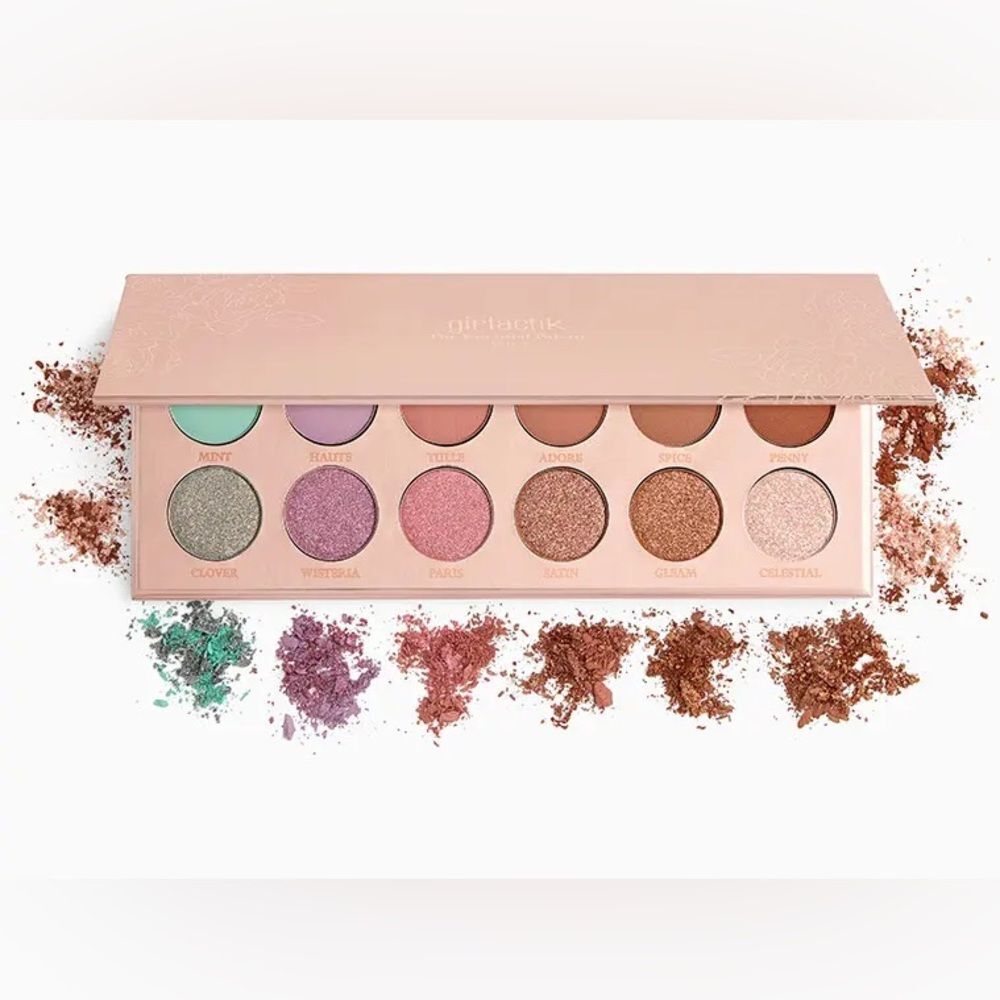 Girlactik Essential Eyeshadow Palette Vol 2 12 Shades Jewel Tone New - Picture 2 of 5